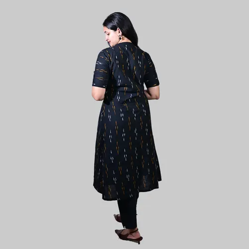 BLACK IKKAT COORDER SET